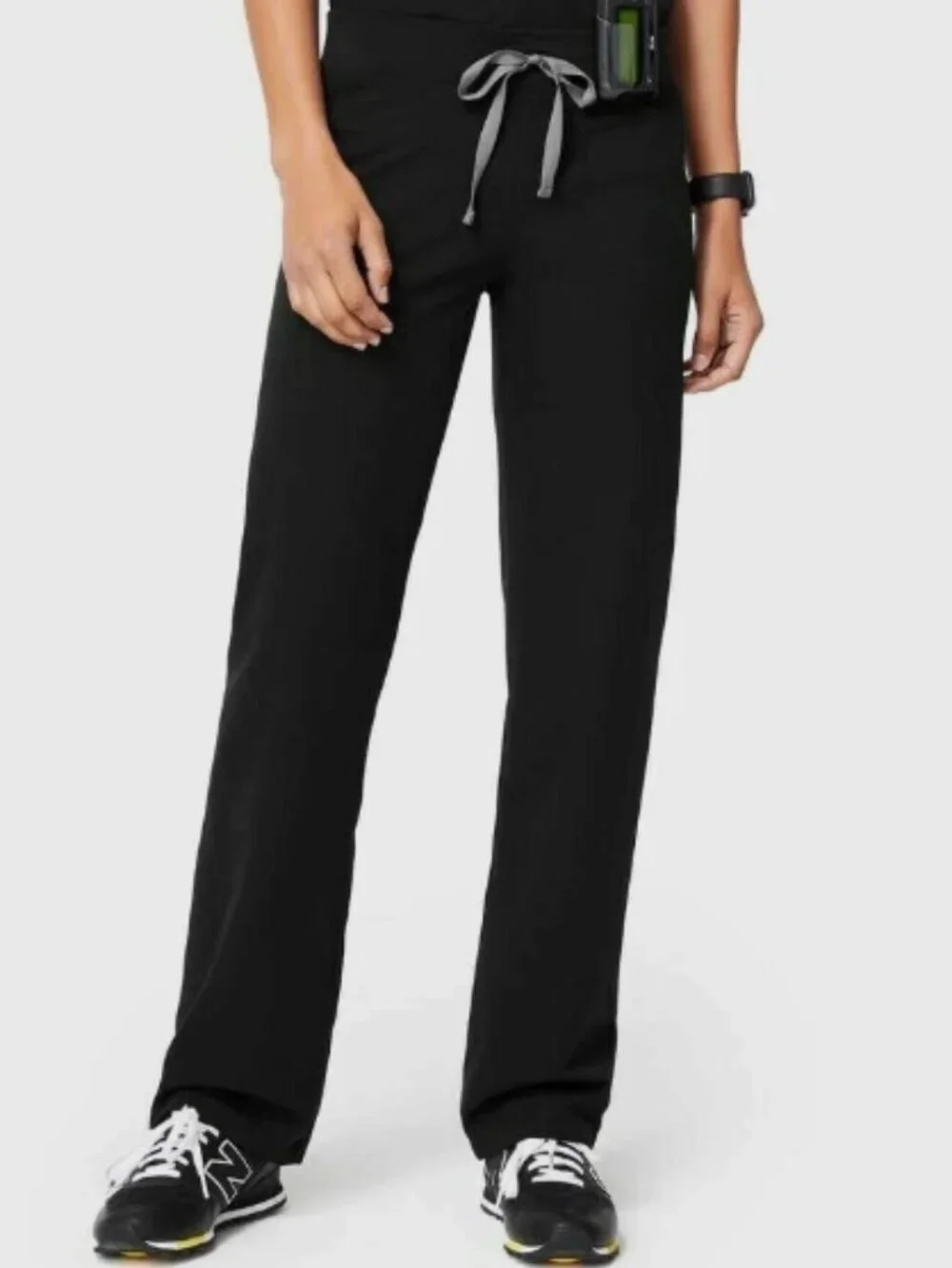 Figs Men's Black straight leg Pants Medium Black